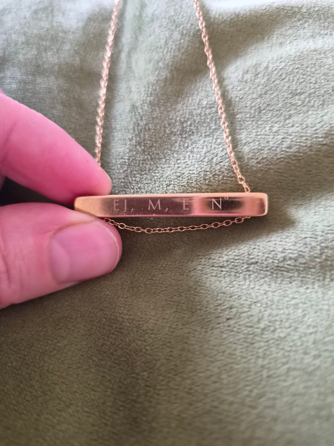 Customer photo review of Back Engravement