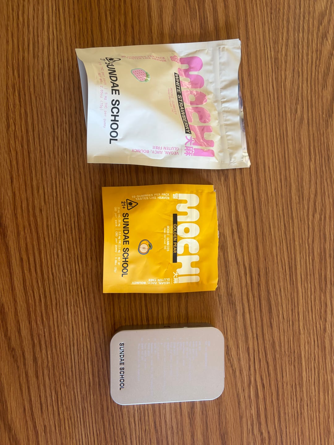 Customer photo review of Body Relief Bundle: White Strawberry (Value Pack) + Golden Pear (Mini)