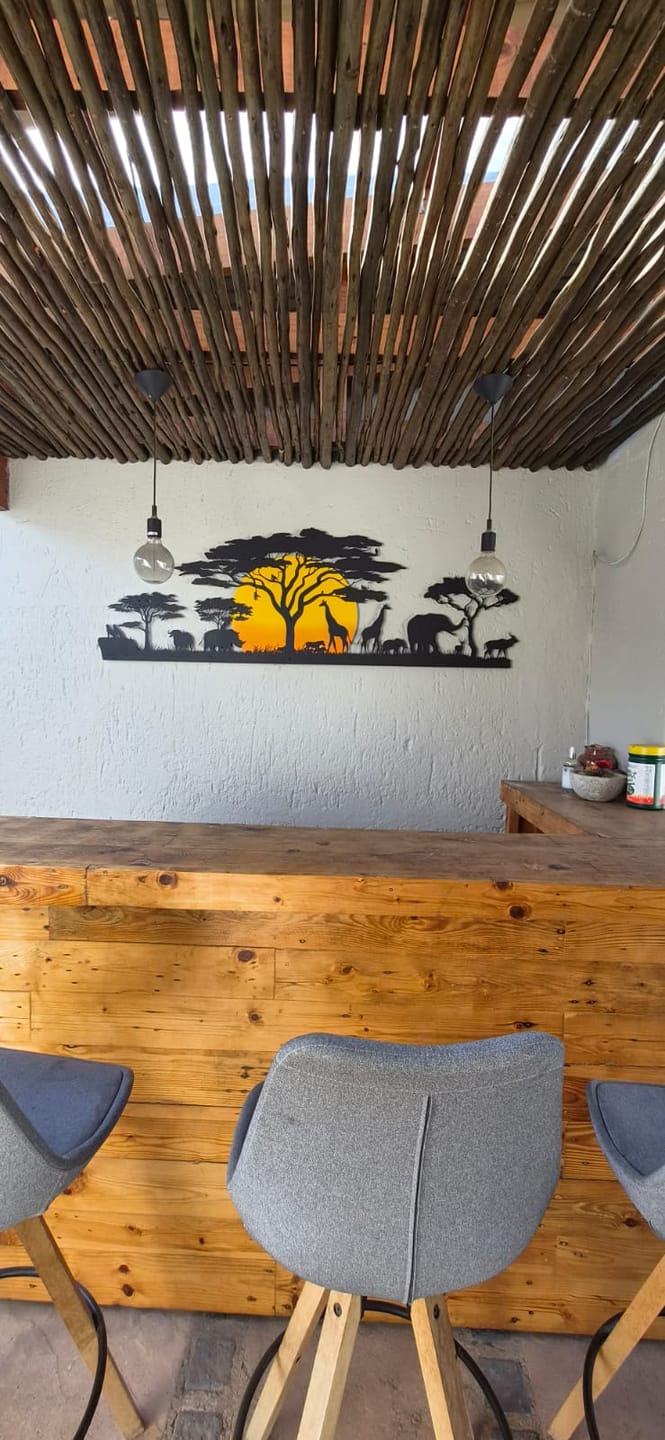 Customer photo review of Savanna Sunset Metal Wall Art