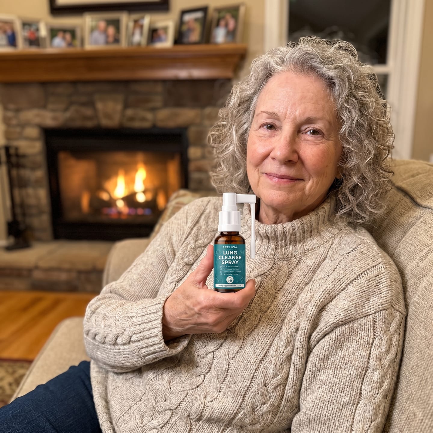 Customer photo review of Arelivia™ Lung Cleansing Spray
