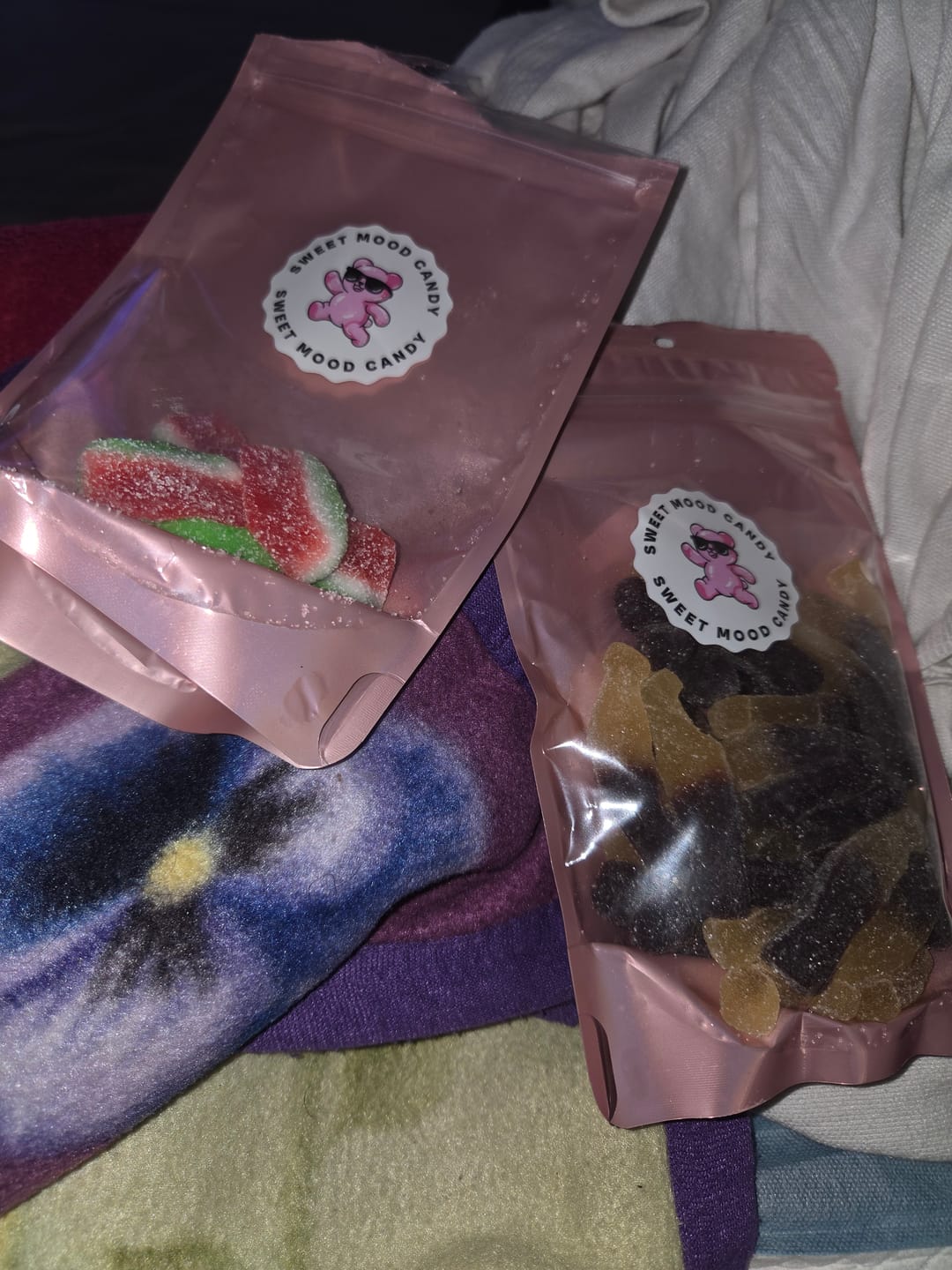 Customer photo review of Just Enough - Sour Cola Bottles