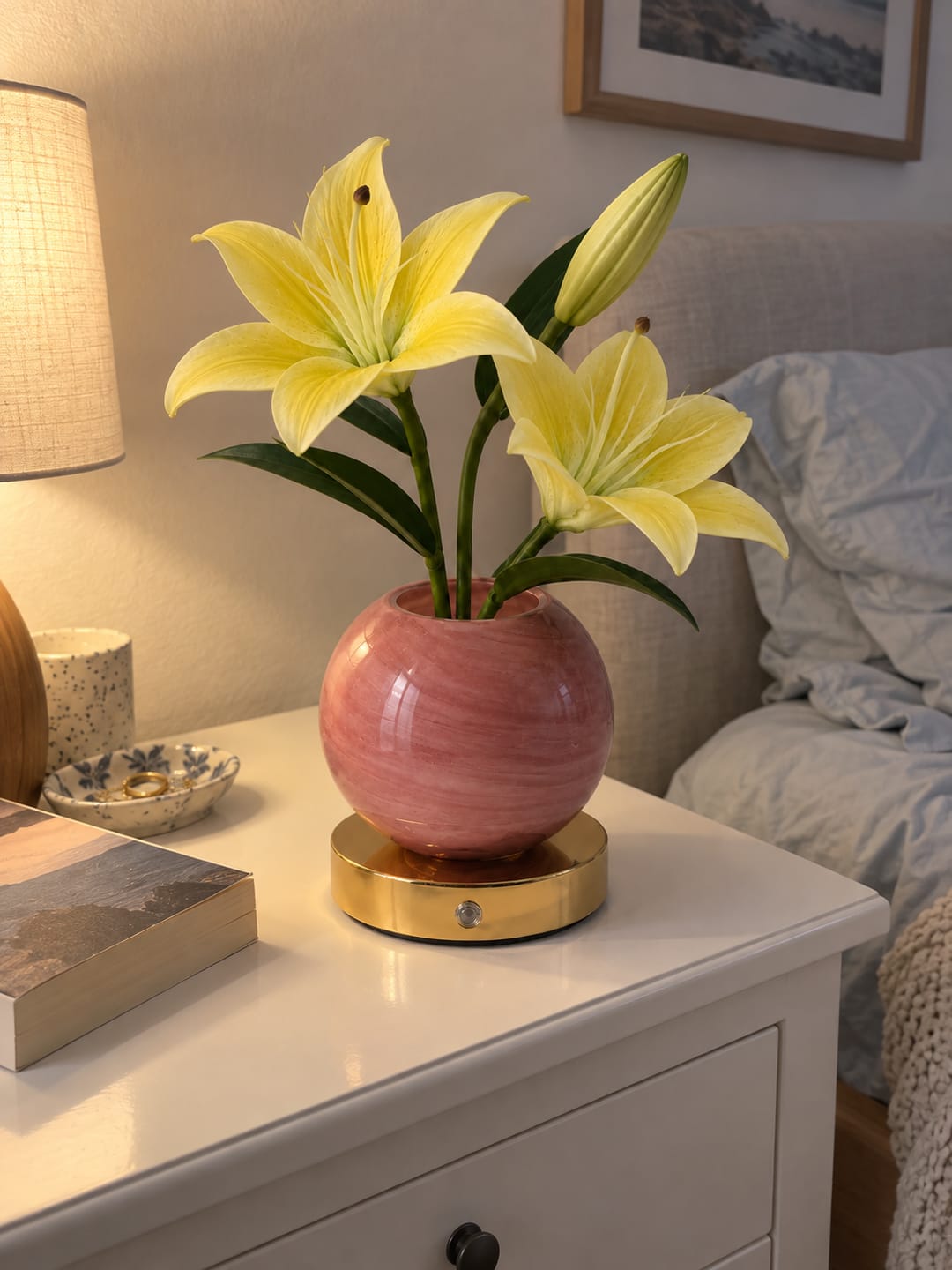 Customer photo review of Lily Bloom Lamp