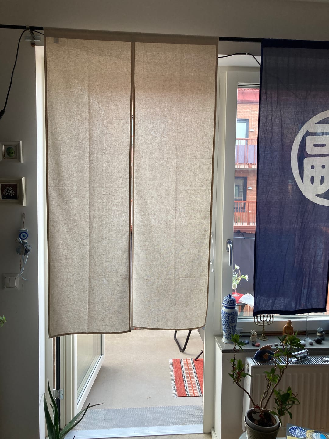 Customer photo review of Japanskt Noren Naturligt linne