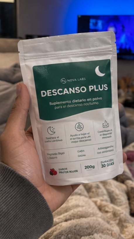 Customer photo review of DESCANSO PLUS — Suplemento natural para dormir toda la noche sin interrupciones.
