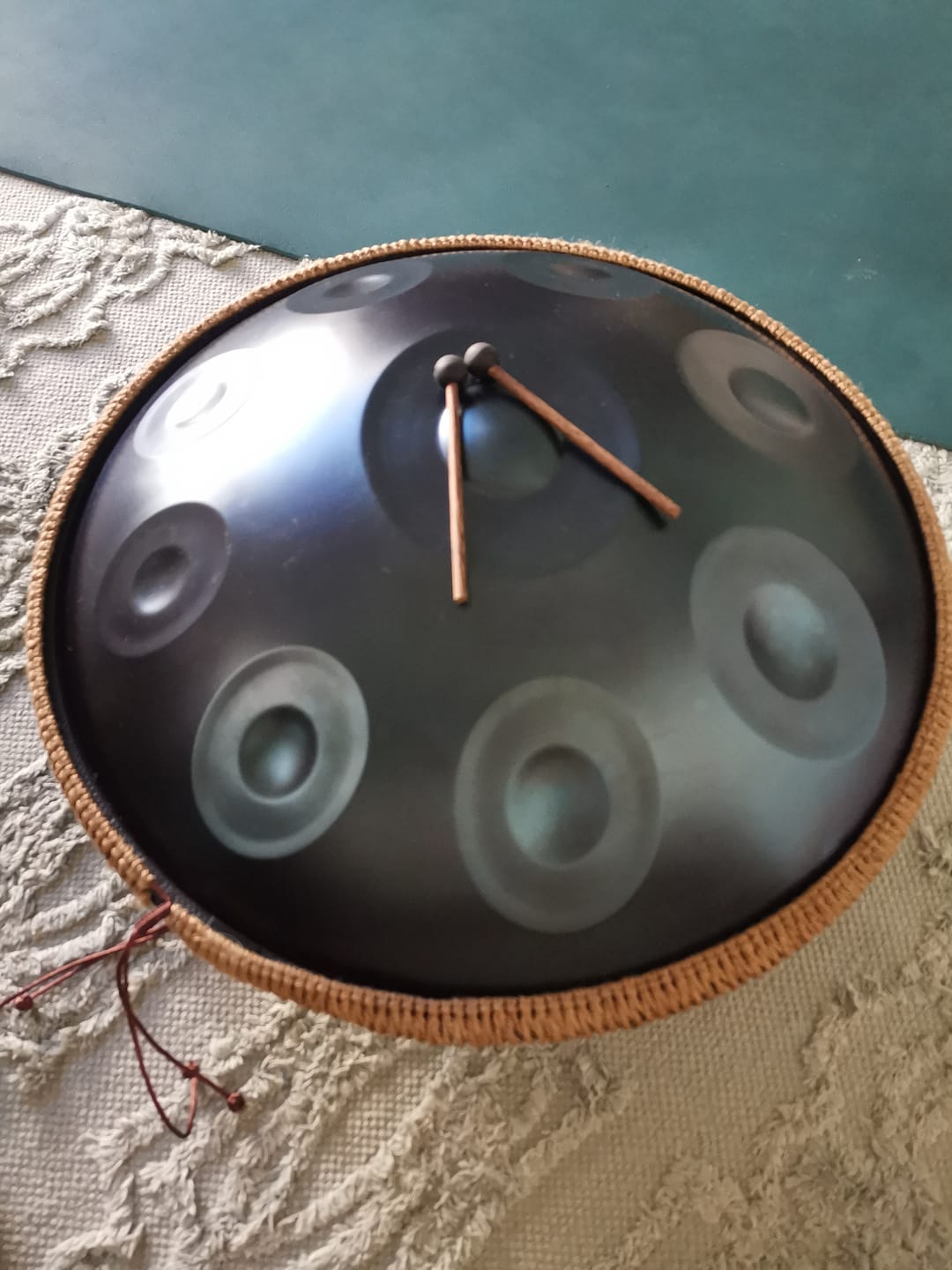 Customer photo review of Handpan Kurd D-Moll 9–12 Noten – Edelstahl