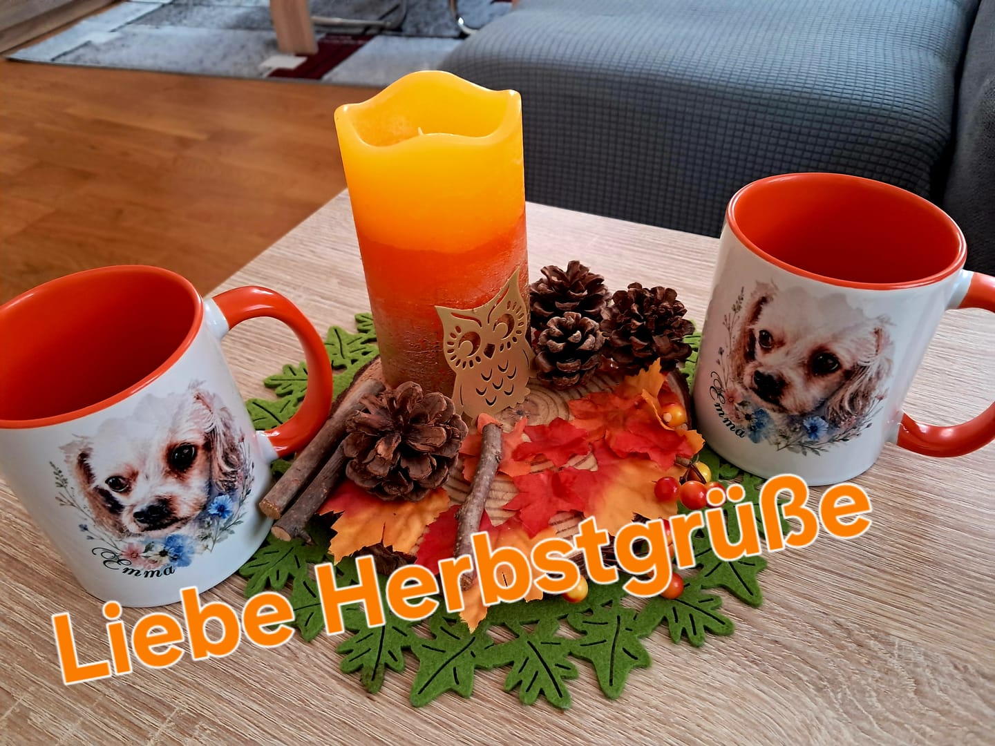 Customer photo review of Personalisierte Tasse - Aquarell
