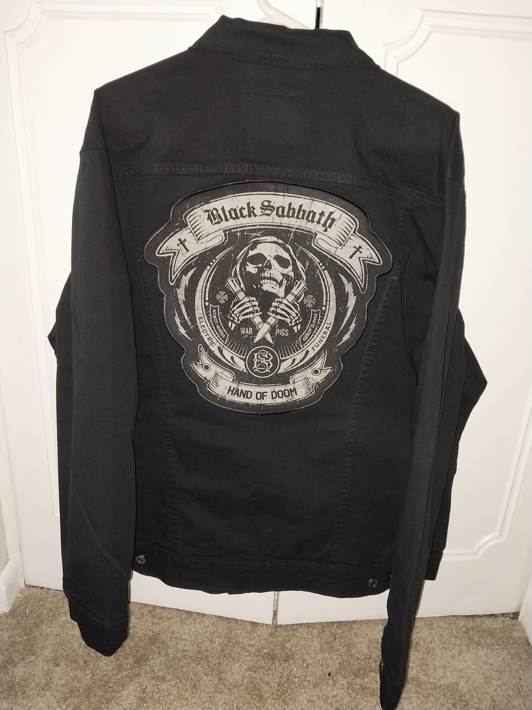 Customer photo review of Black Sabbath - Hand Of Doom - Backpatch