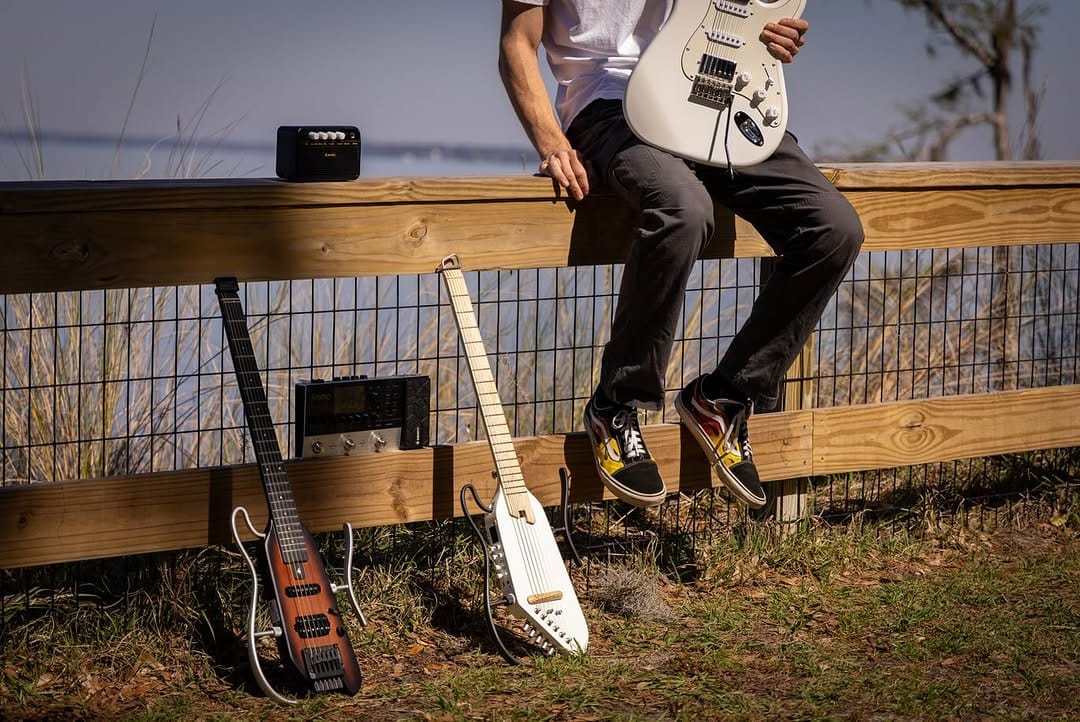 Customer photo review of Donner HUSH I PRO Acoustic-Electric Travel Guitar