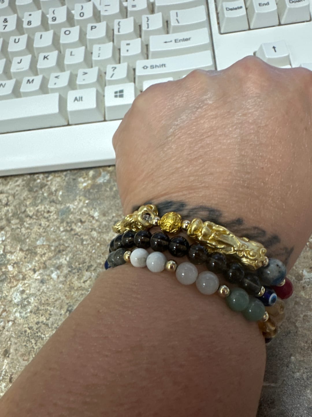 Customer photo review of 11:11 Wealth Multiplier REAL Gold Bracelet