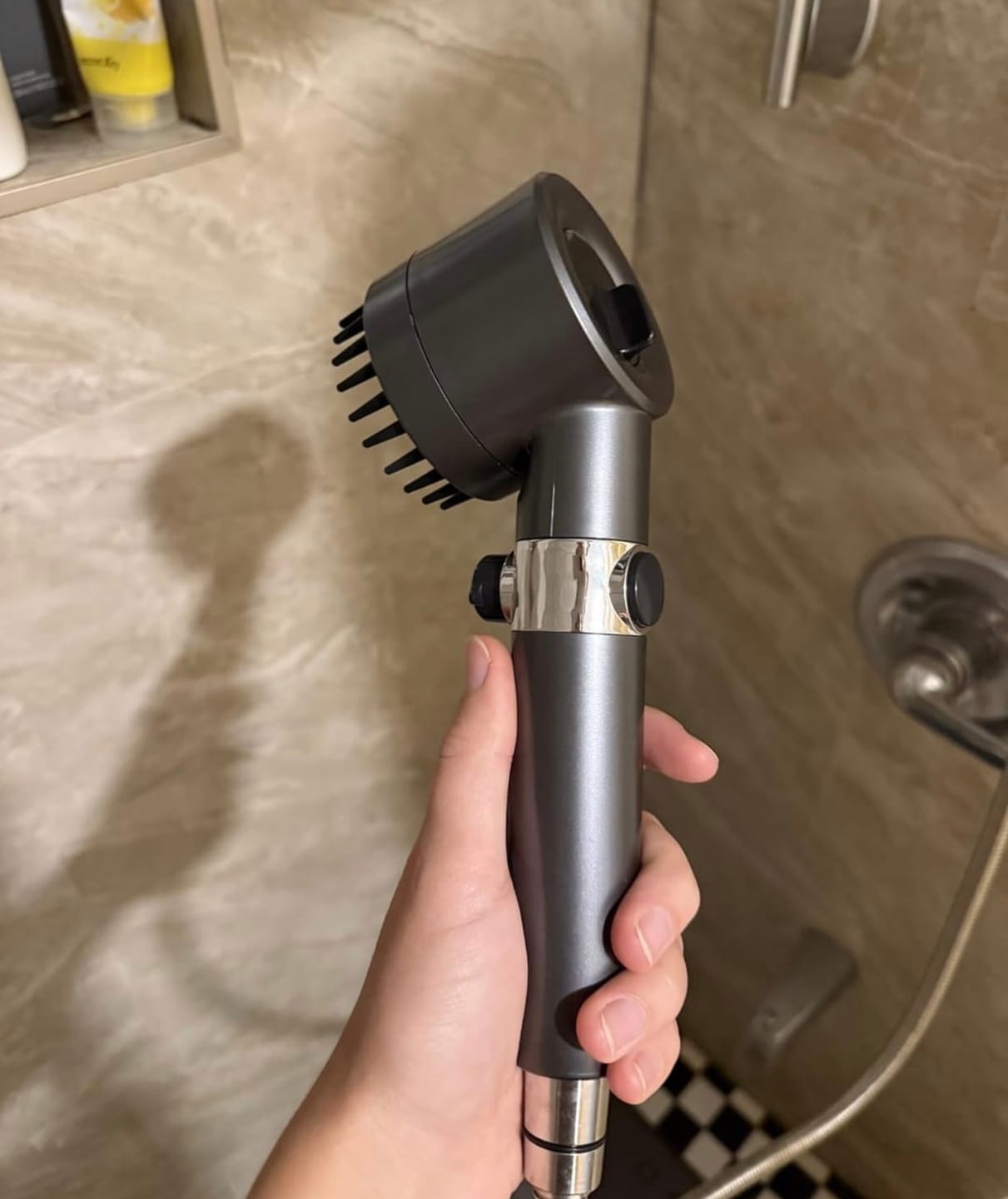 Customer photo review of Cabezal de Regadera Filtrante - Alta Presión