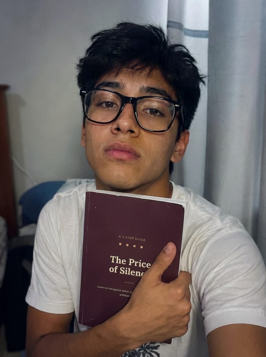 Customer photo review of The Price of Silence A 4-Step Guide for Men