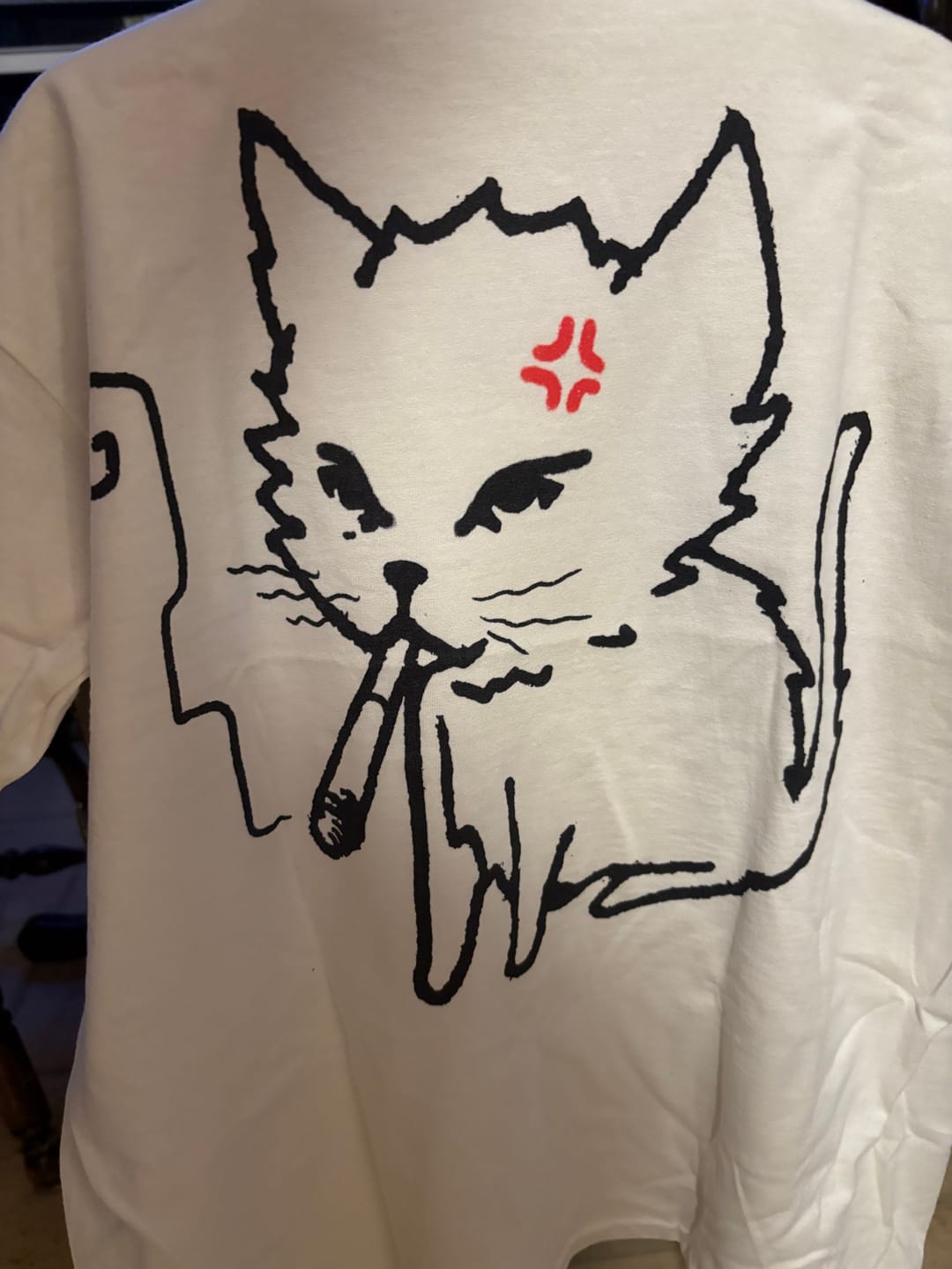 Customer photo review of MEOWBRO MYSTERY TEE