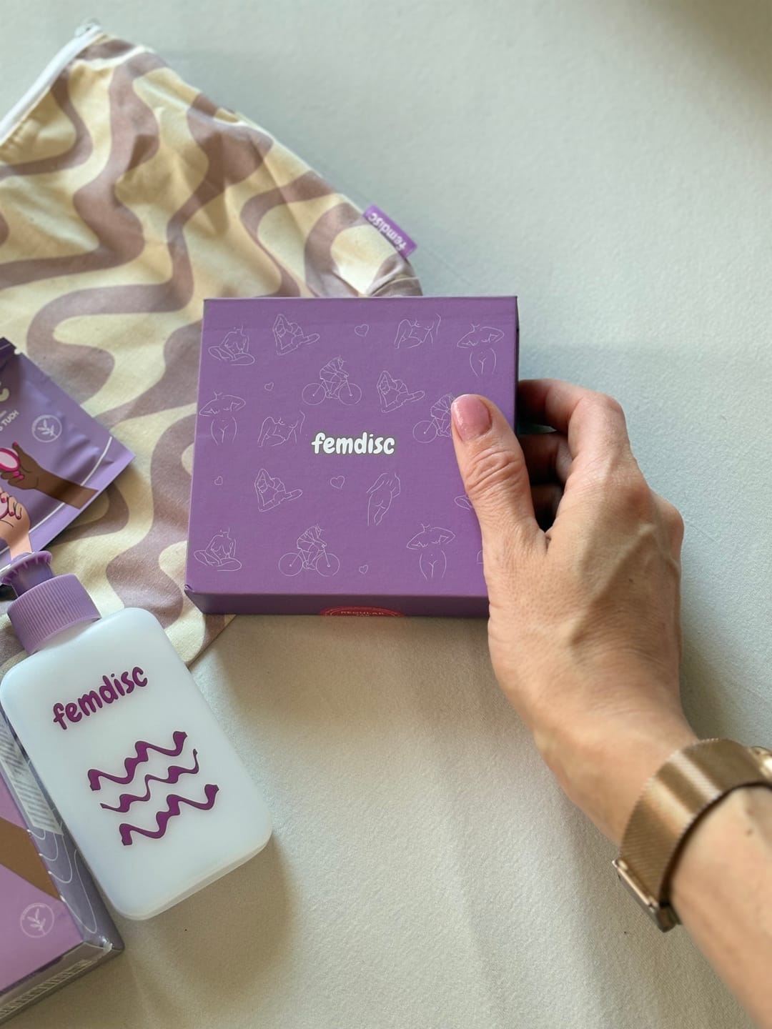 Customer photo review of Das femdisc Ruhe Kit