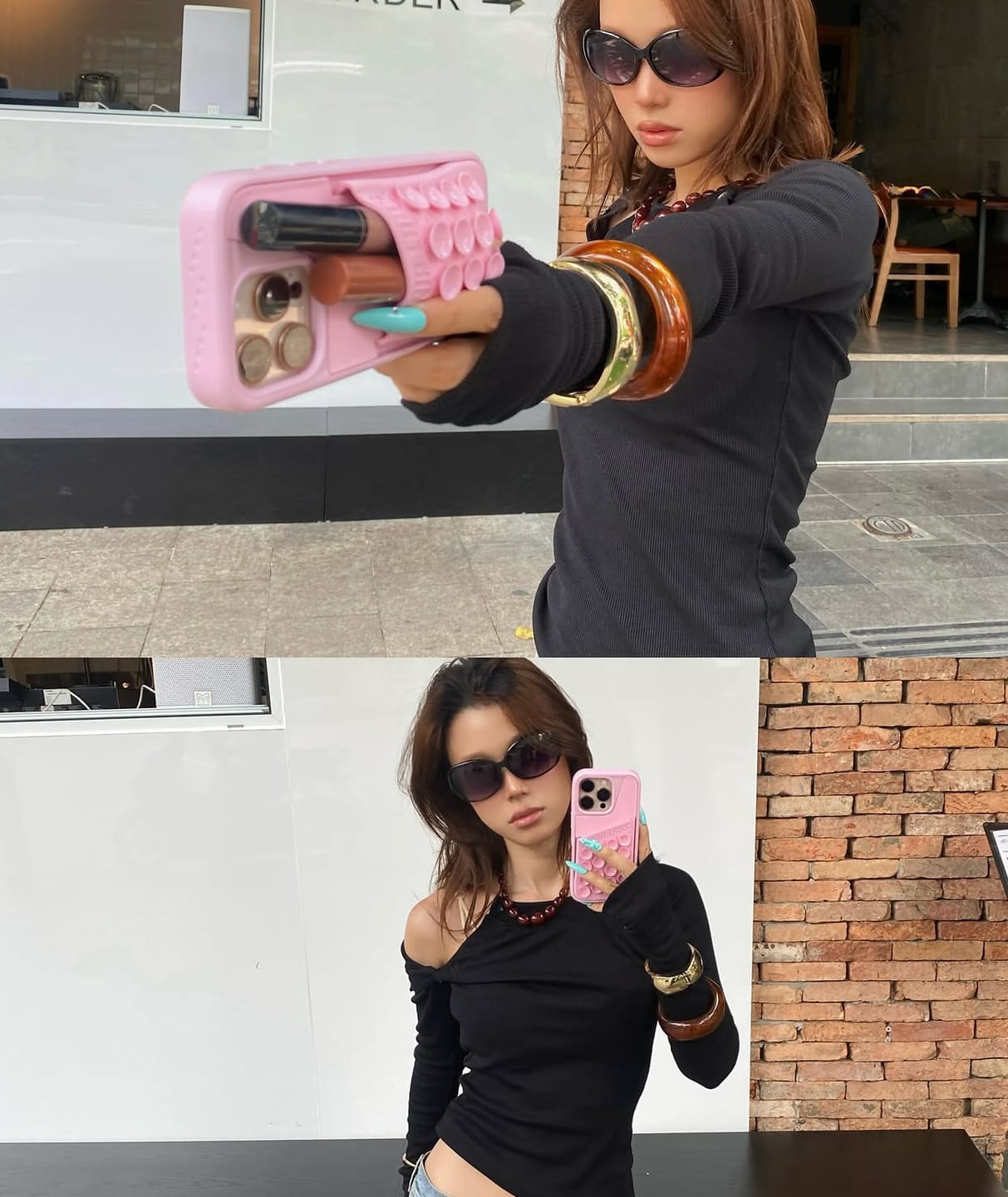 Customer photo review of Octo Pouch - iPhone 16