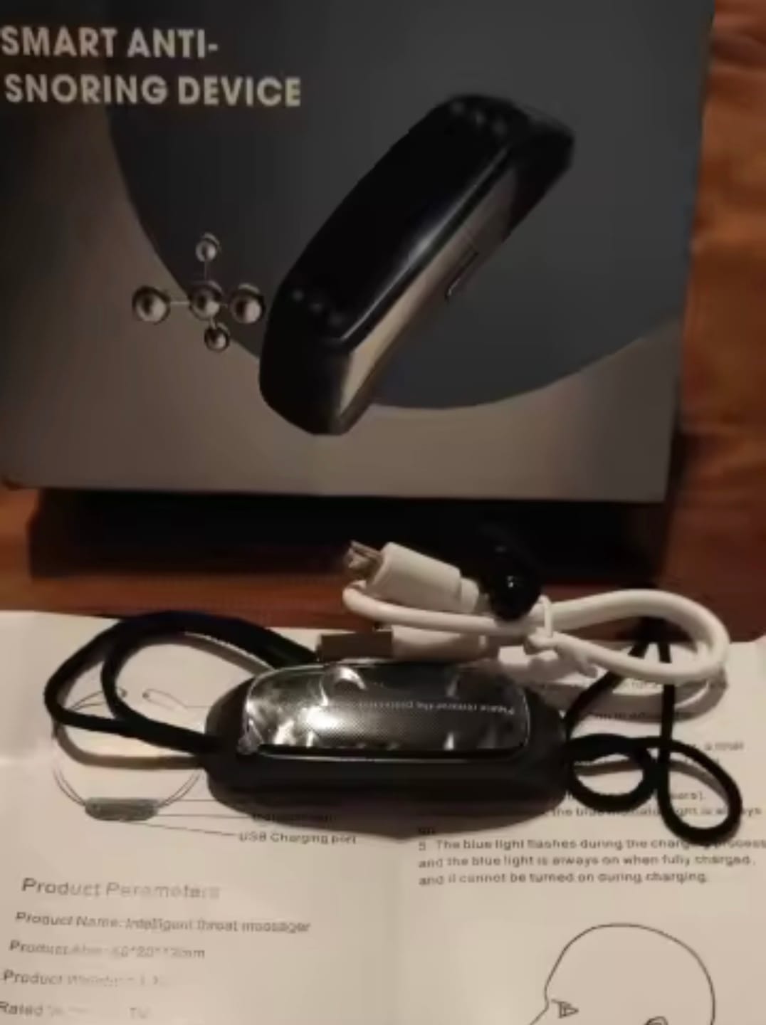Customer photo review of Antirronquidos Inteligente EMS
