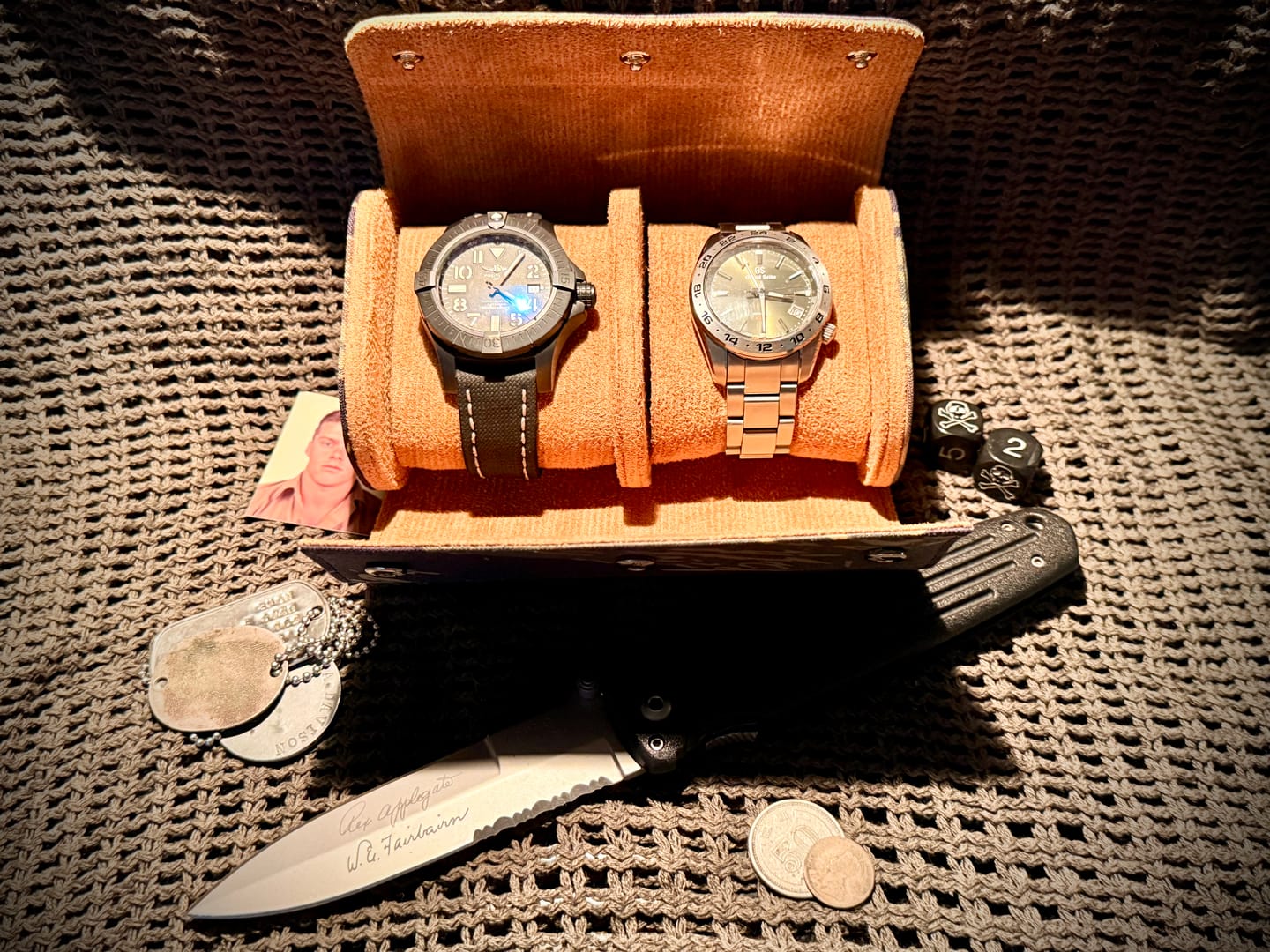 Customer photo review of W.O.E. Watch Tube - Tiger Stripe