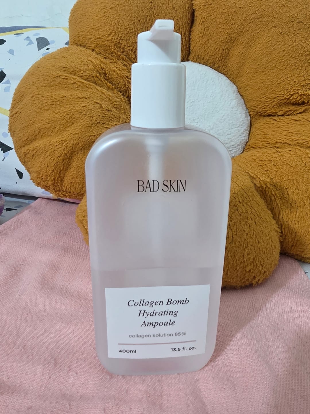 Customer photo review of Bad Skin™ Korean Collagen Bomb Hydrating Ampoule