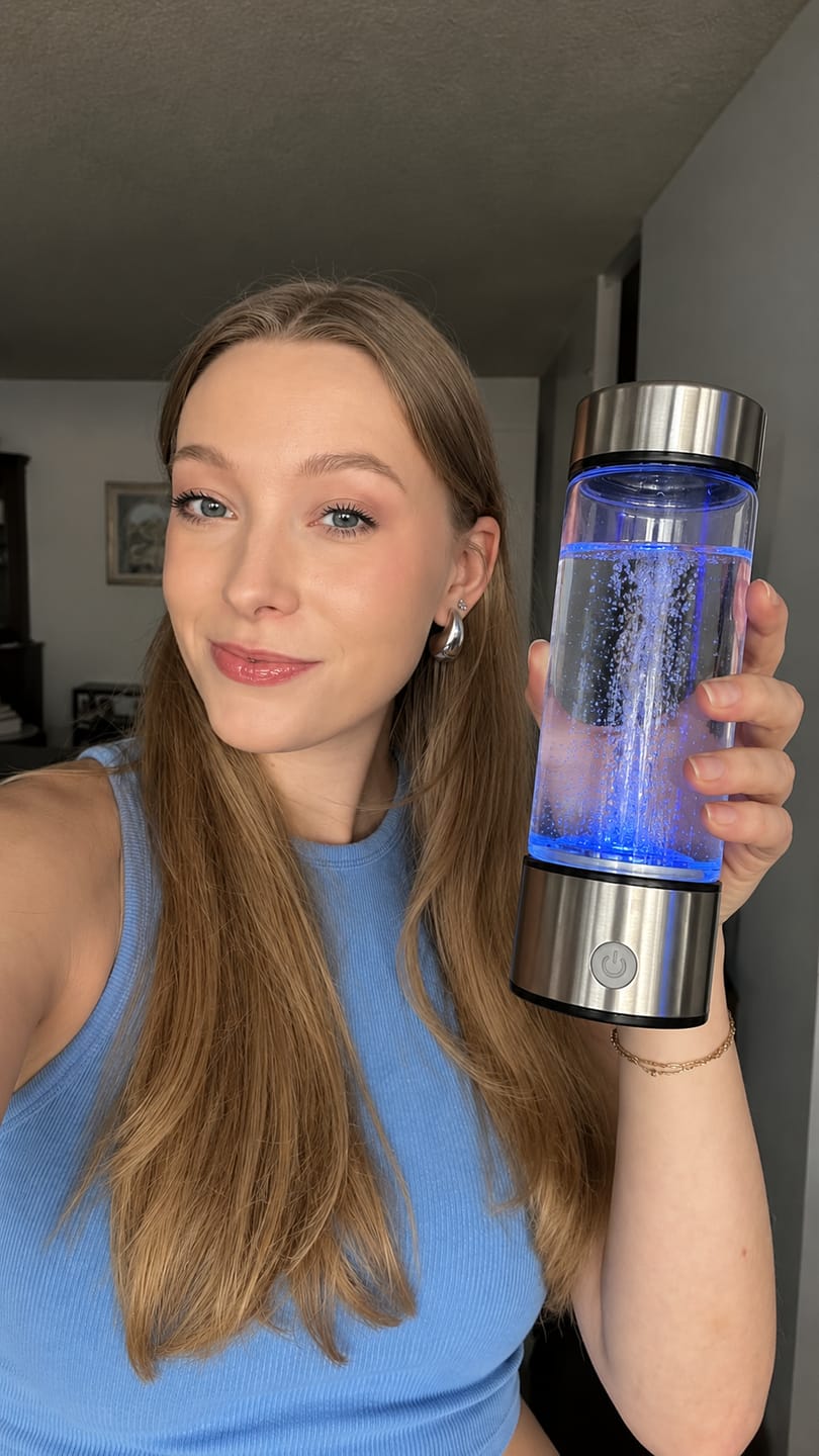 Customer photo review of Botella de Agua de Hidrógeno