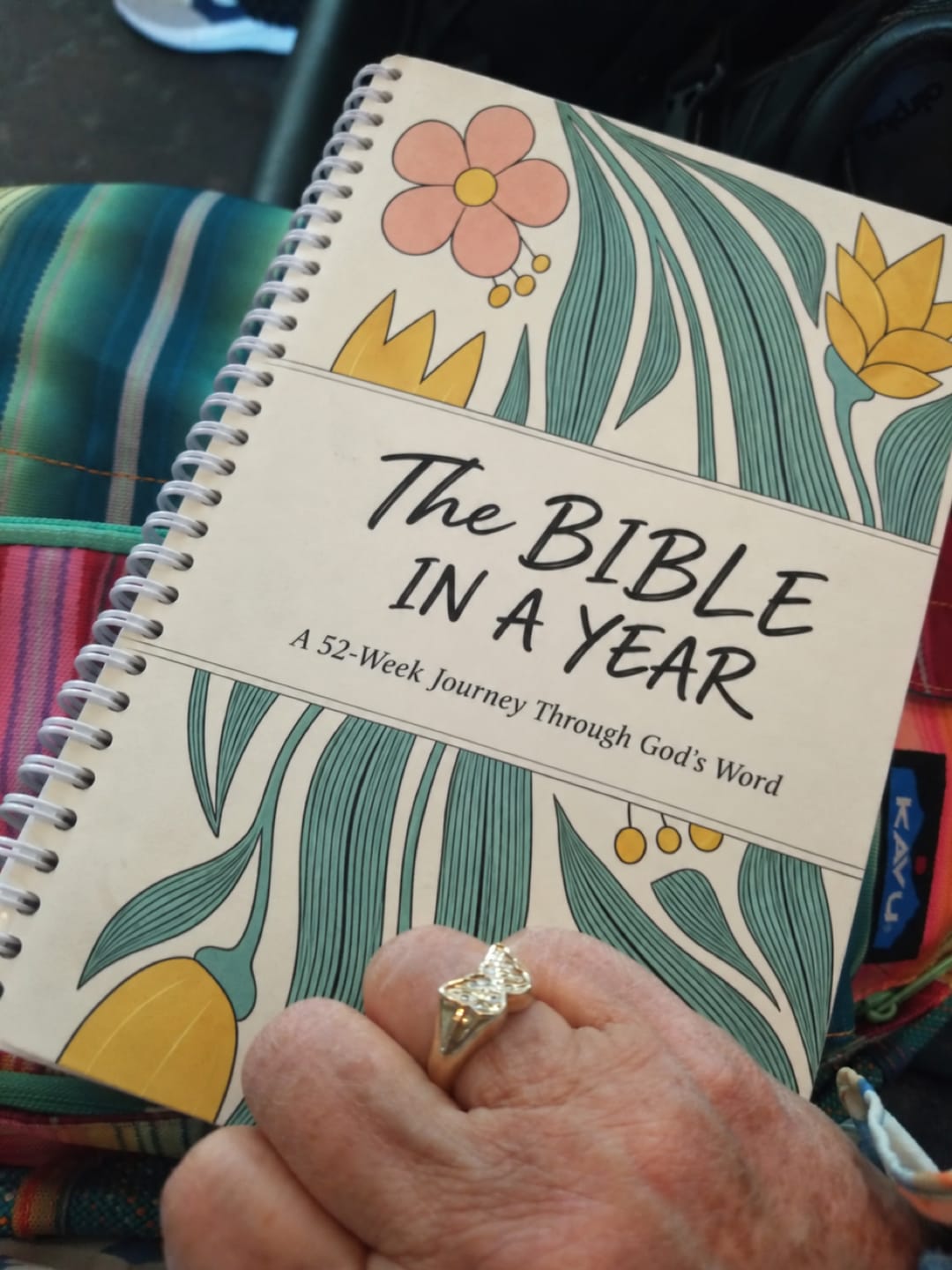 Customer photo review of The Daily Walk with Him: Bible in a Year