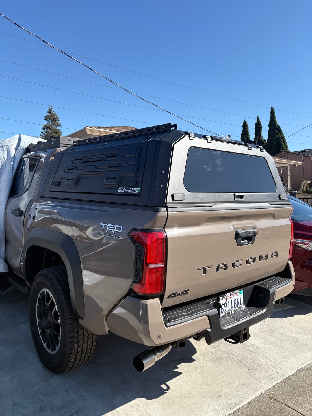 Customer photo review of OPENROAD Truck Cap Storage Box