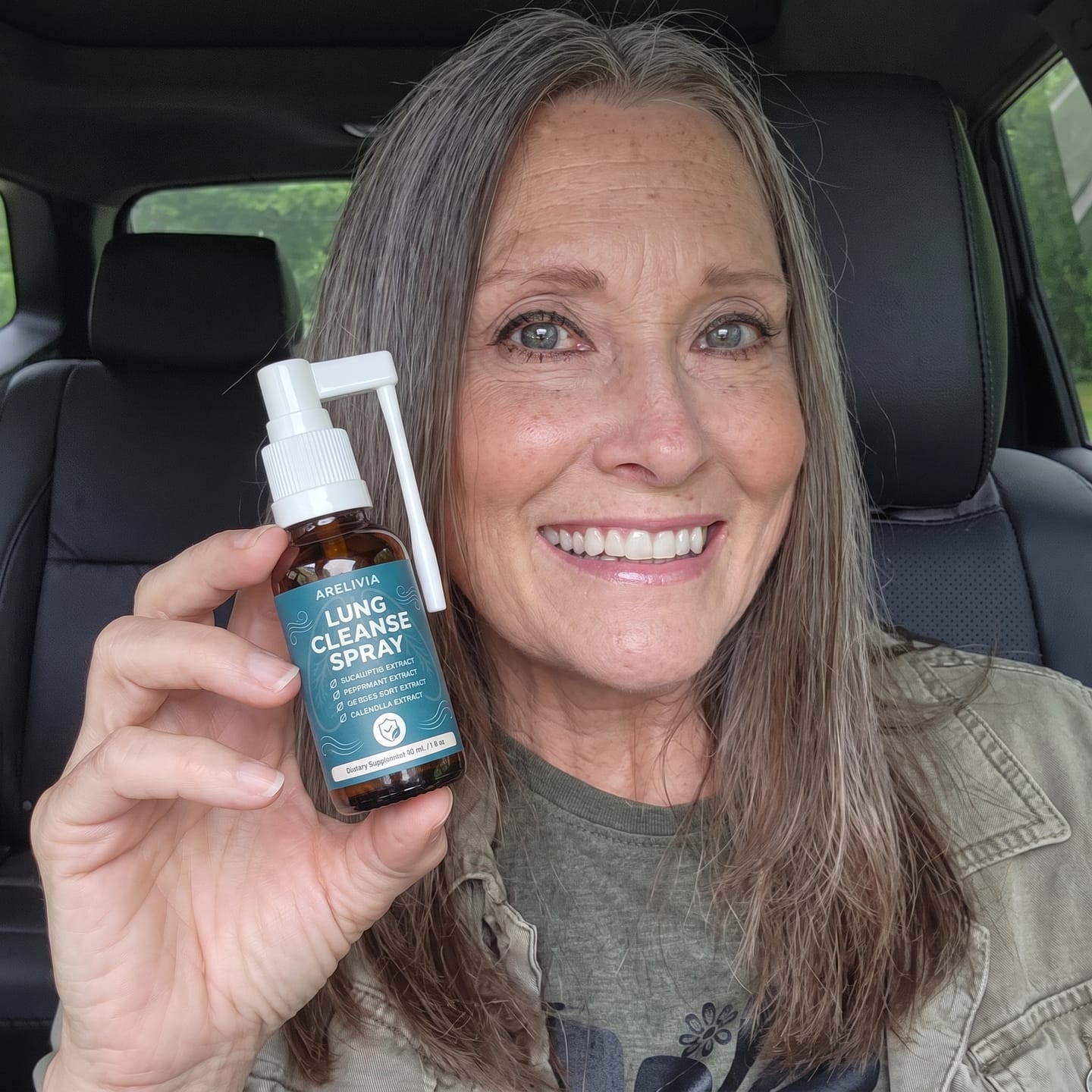 Customer photo review of Arelivia™ Lung Cleansing Spray