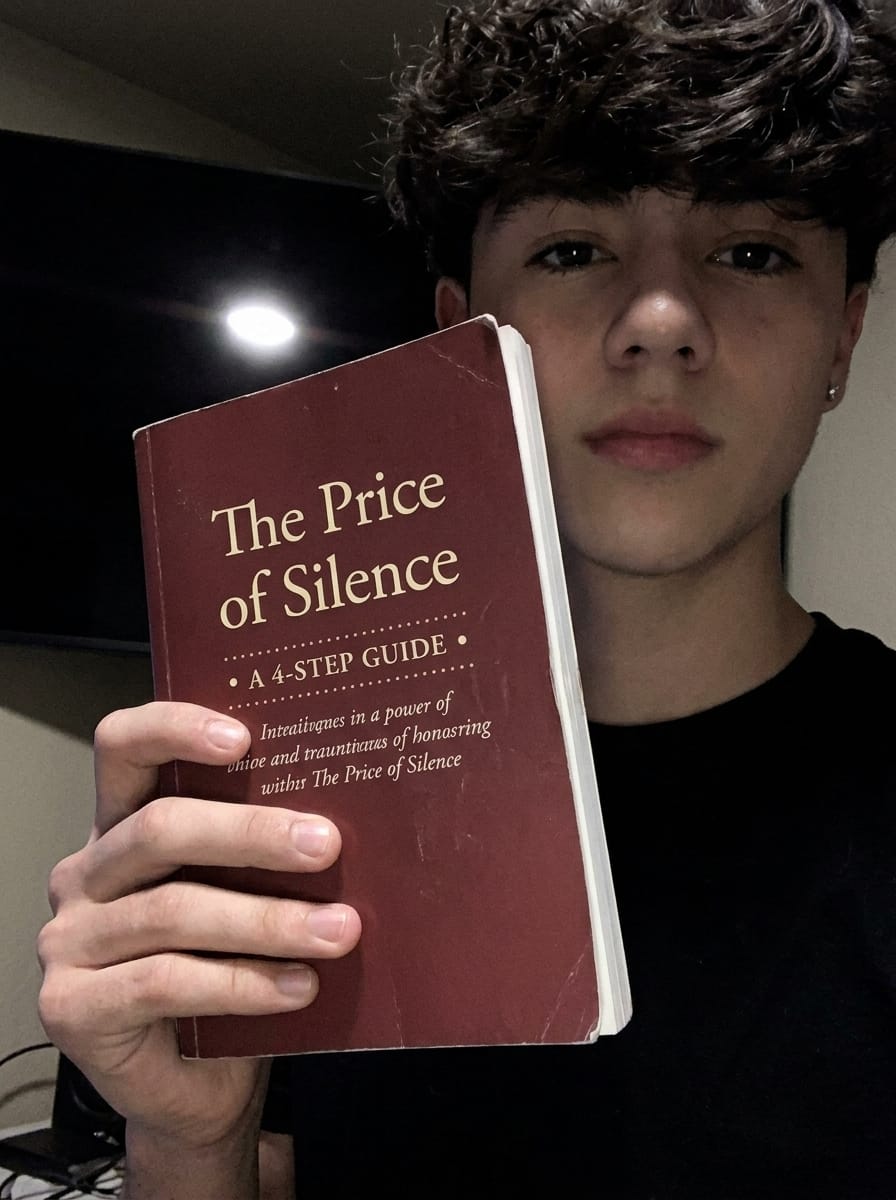 Customer photo review of The Price of Silence A 4-Step Guide for Men