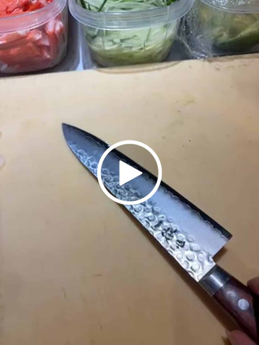 Customer video review of Ittetsu Migaki Gyuto 210 mm