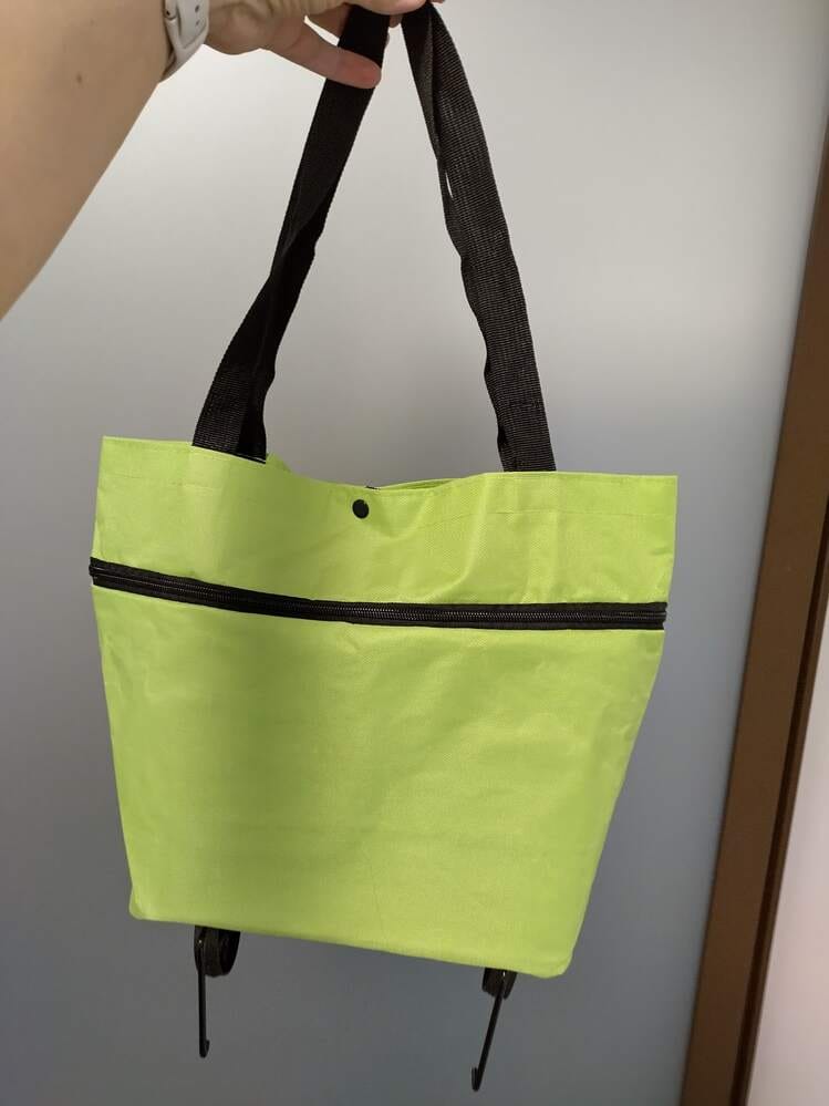 Customer photo review of FlexiBag™ - Bolsa de Compra Plegable con Ruedas