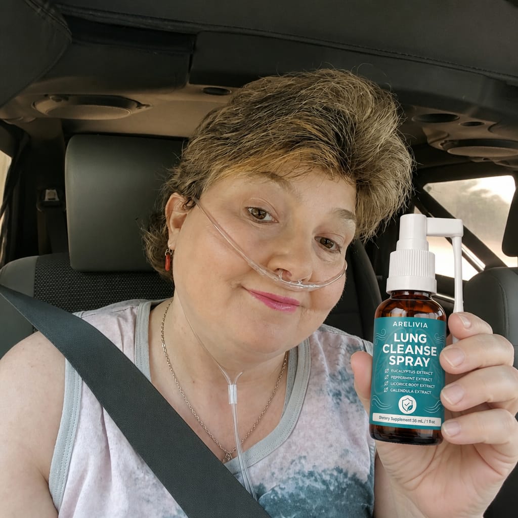Customer photo review of Arelivia™ Lung Cleansing Spray