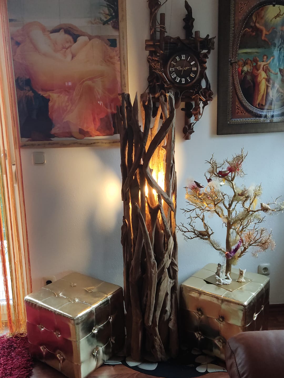 Customer photo review of Design Teak Wurzelholz Stehlampe ACE