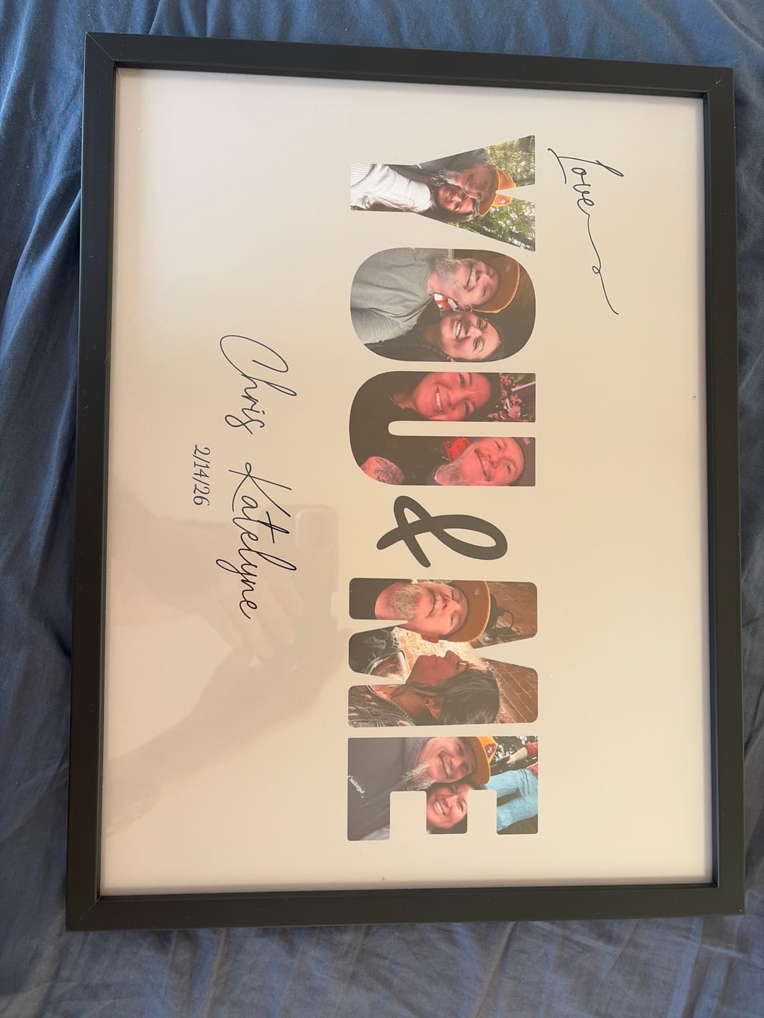 Customer photo review of You & Me - Personalized Poster