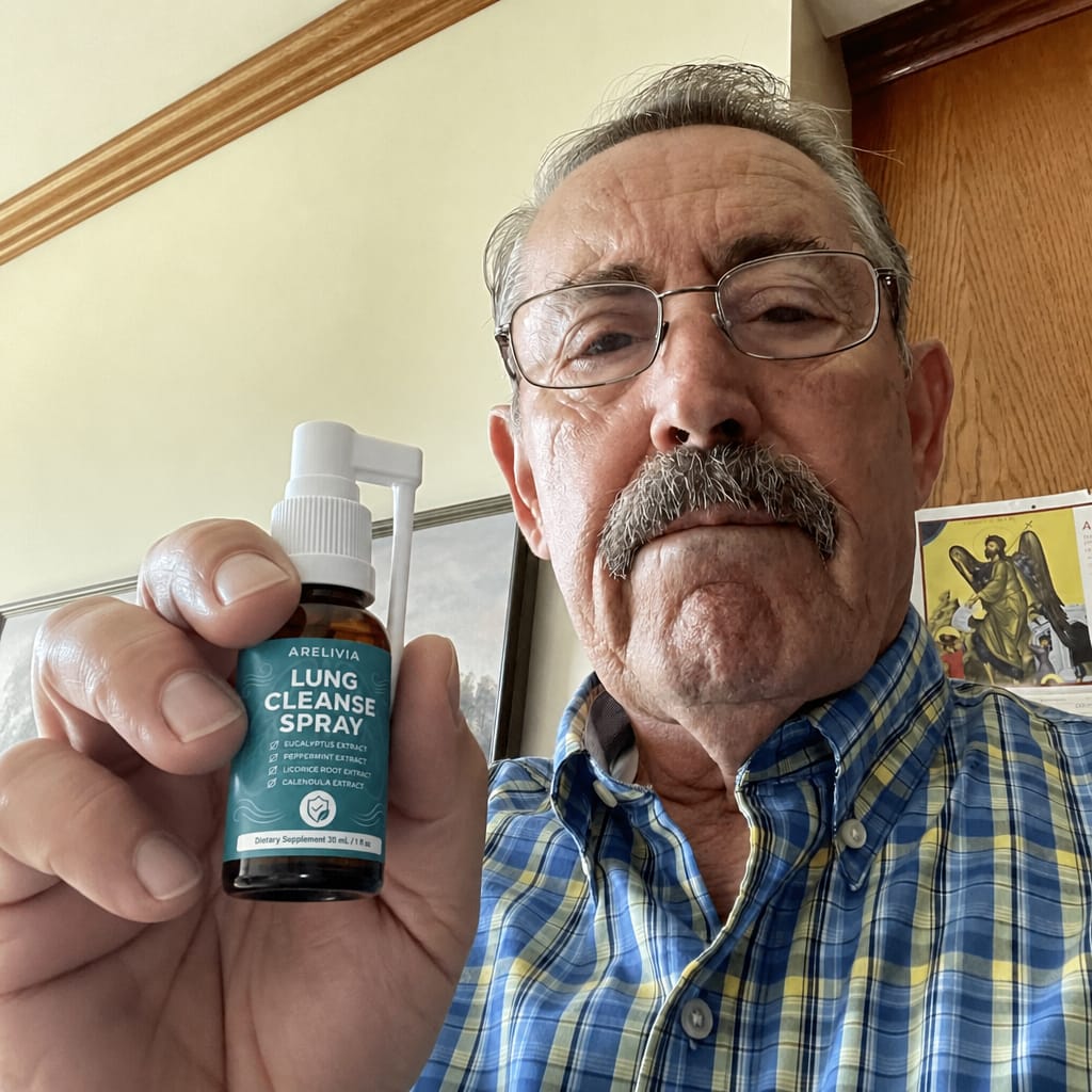 Customer photo review of Arelivia™ Lung Cleansing Spray