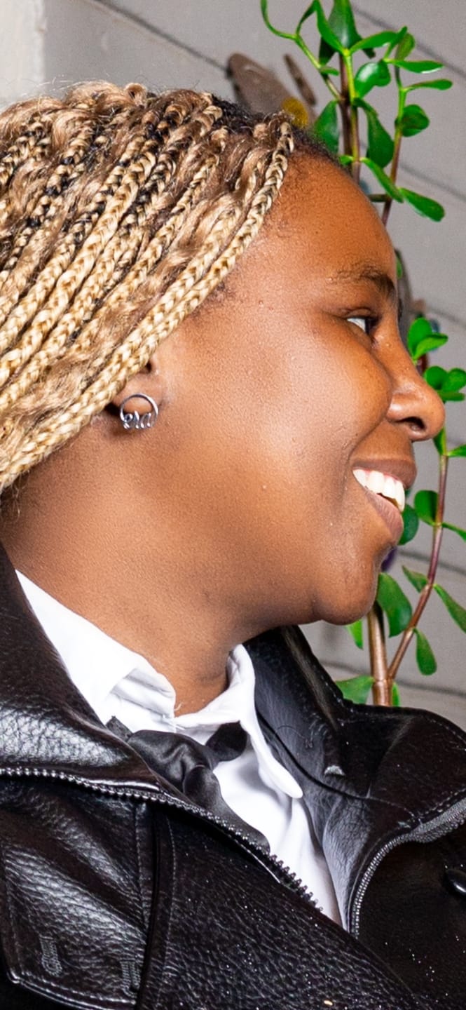 Customer photo review of Silver Era Logo Studs