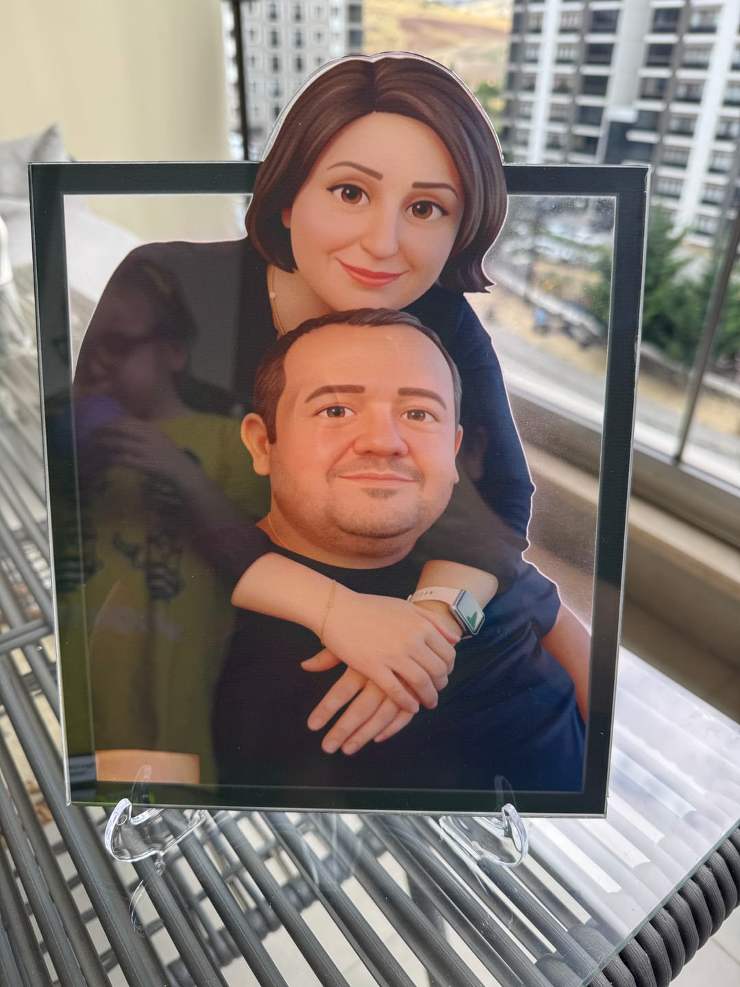 Customer photo review of Kişiye Özel Anime Çizgi Film Tablosu