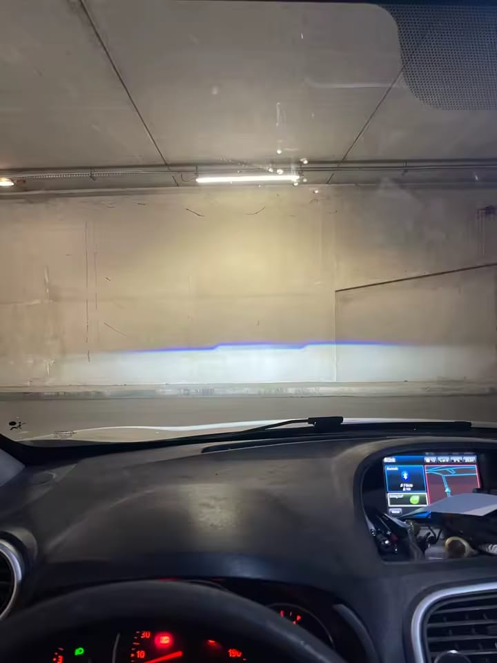 Customer photo review of Super Beam H4 Mini Projector Lens Bulb (Bikes & Cars)