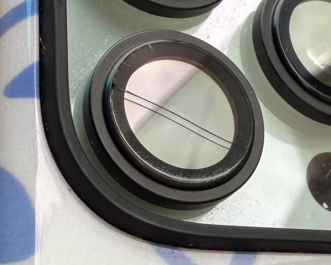 Customer photo review of Camera lens protector