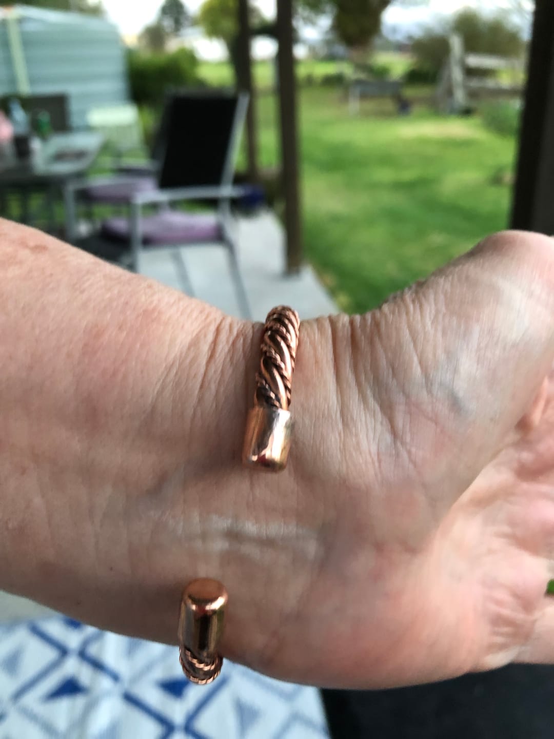 Customer photo review of Entwine Cuff