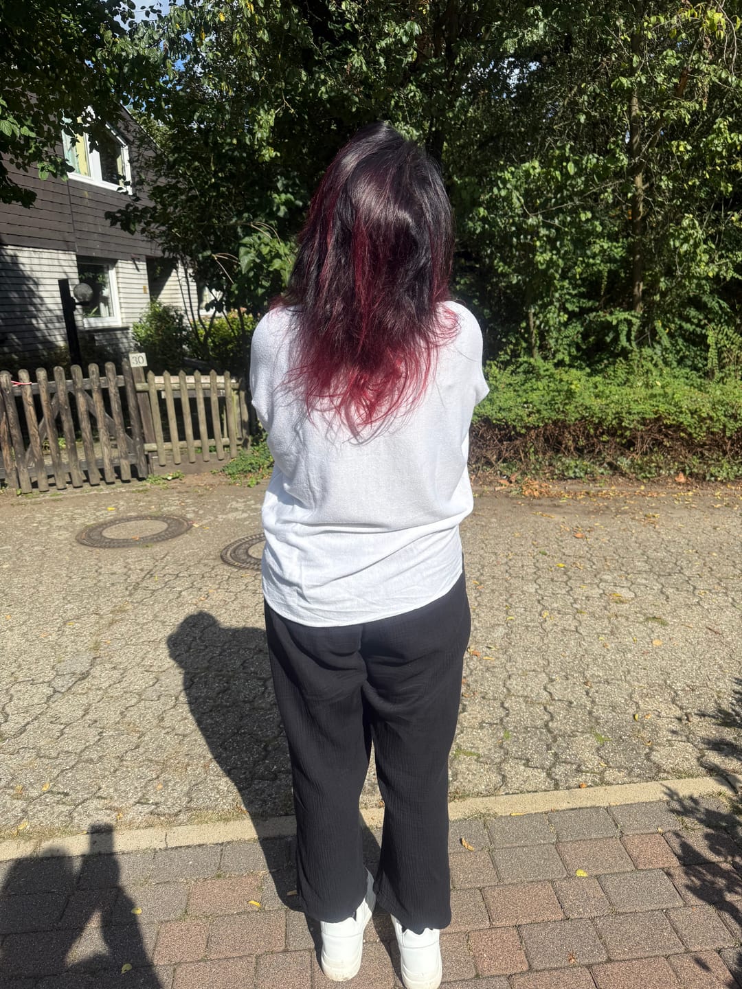 Customer photo review of Mattie Coral Red - Vegan Semi-Permanent Direct Dye Hair Color Cream 210 ml