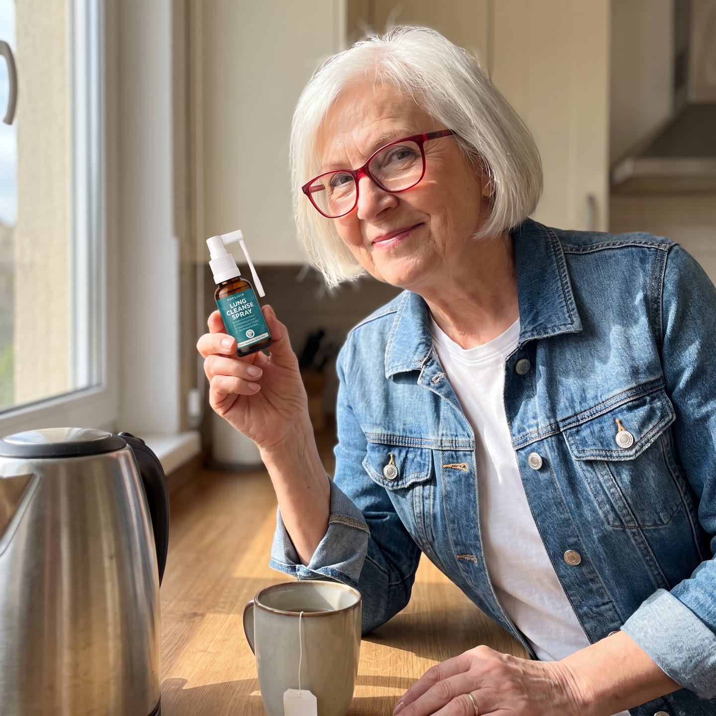 Customer photo review of Arelivia™ Lung Cleansing Spray