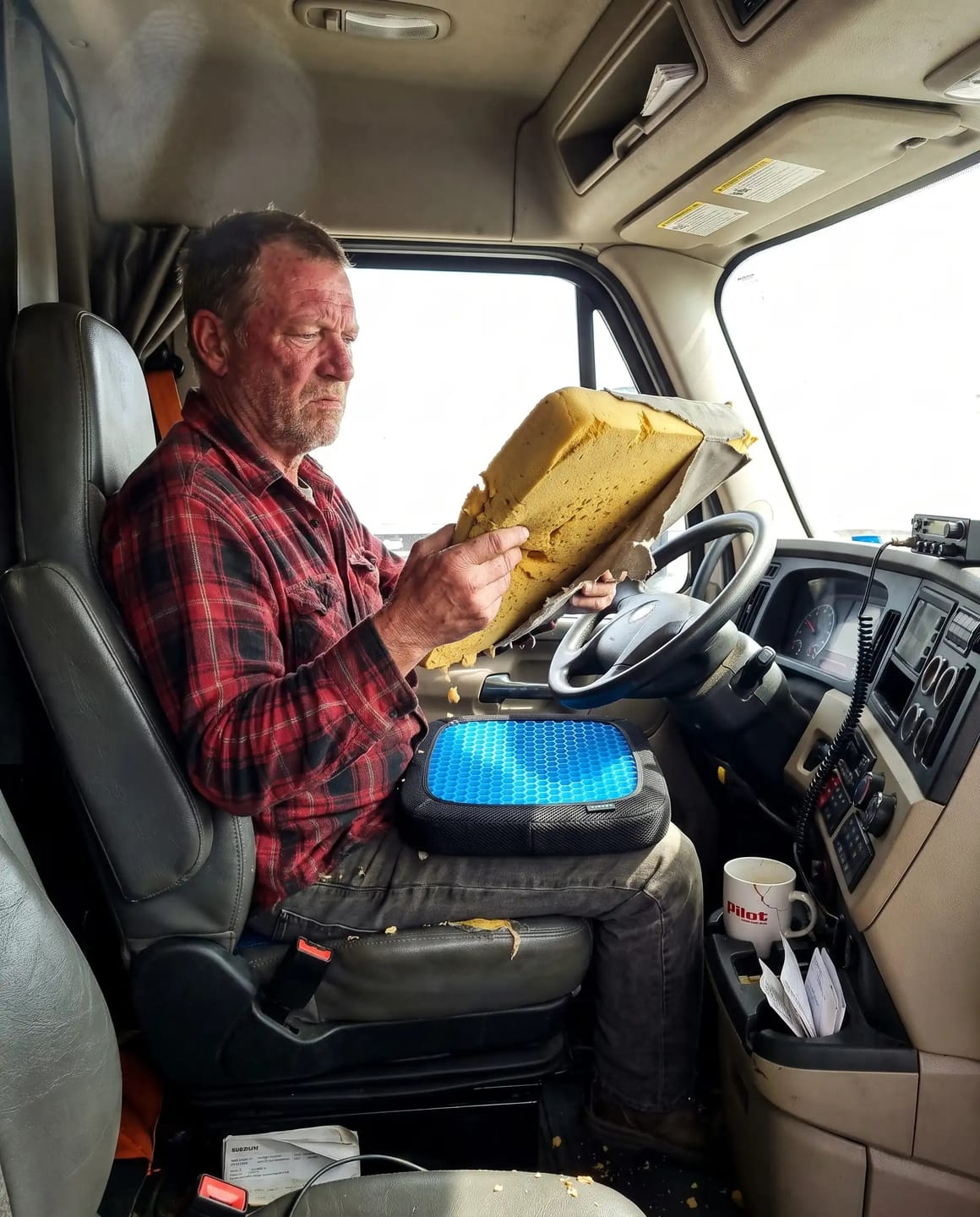 Customer photo review of Easen SitRelief™ —Built for the 14-Hour Shift