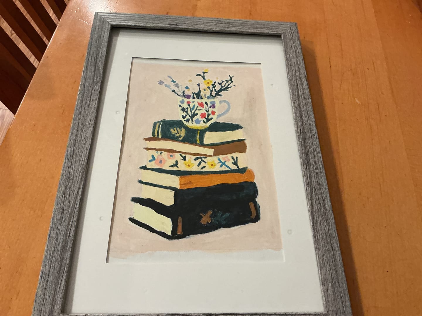 Customer photo review of 6 Mini Paintings - Colorful Books Set