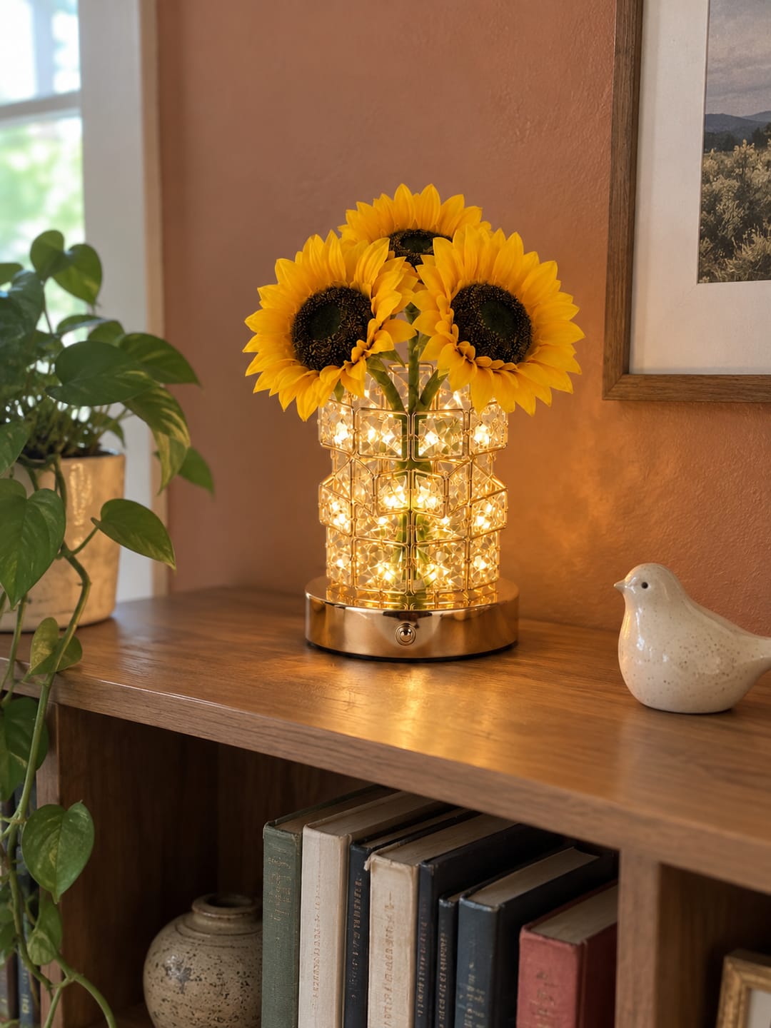Customer photo review of Sunflower Bloom Lamp