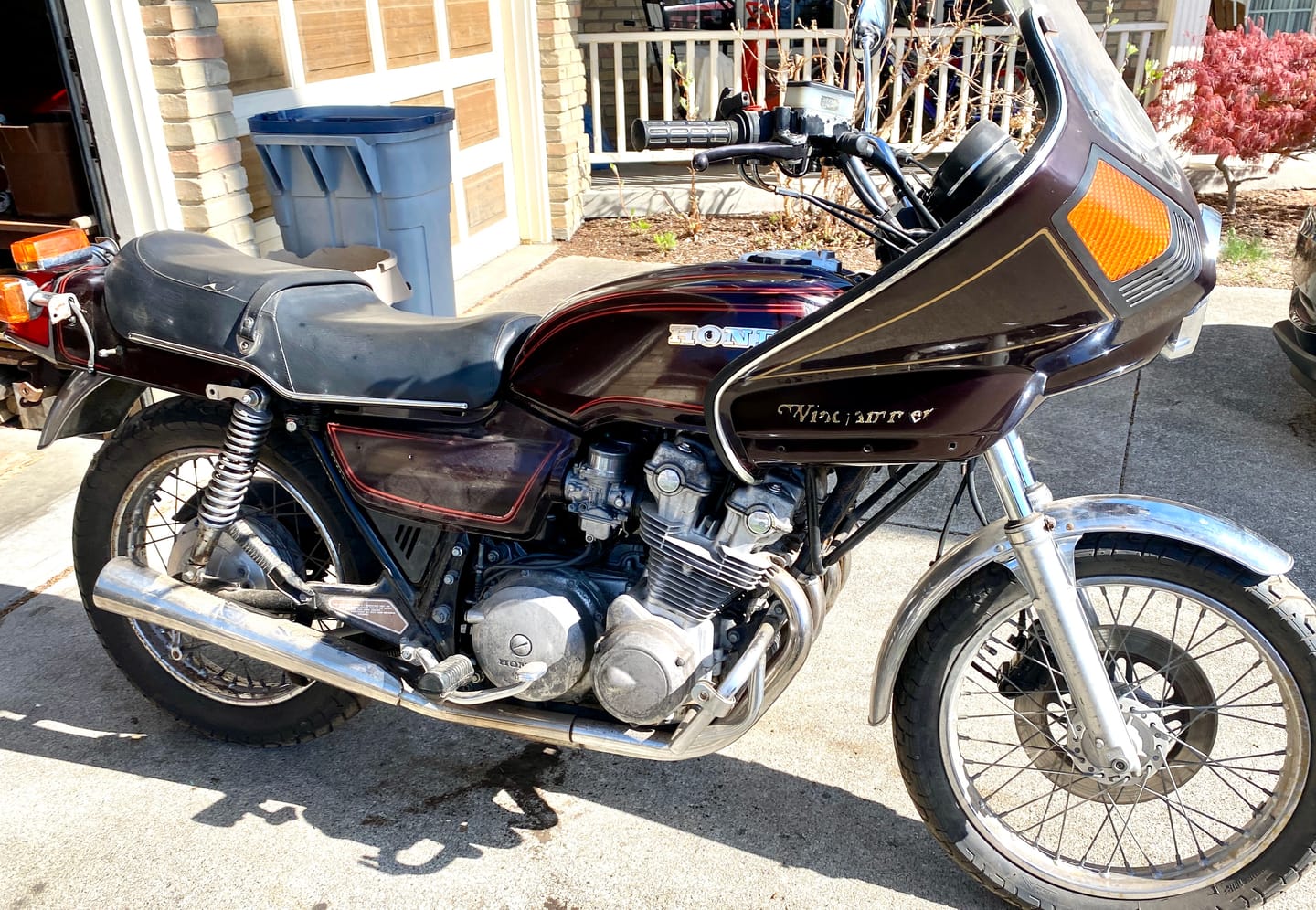 Customer photo review of Universal Motorcycle Black Rubber Fuel Line ~ 1/4 in.