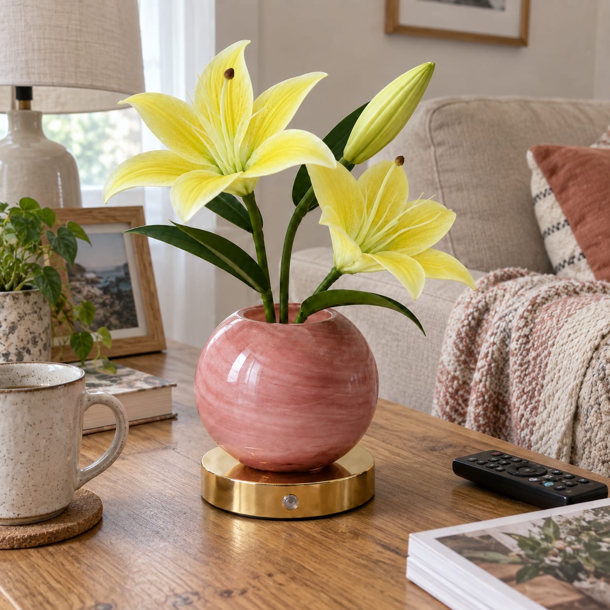 Customer photo review of Lily Bloom Lamp