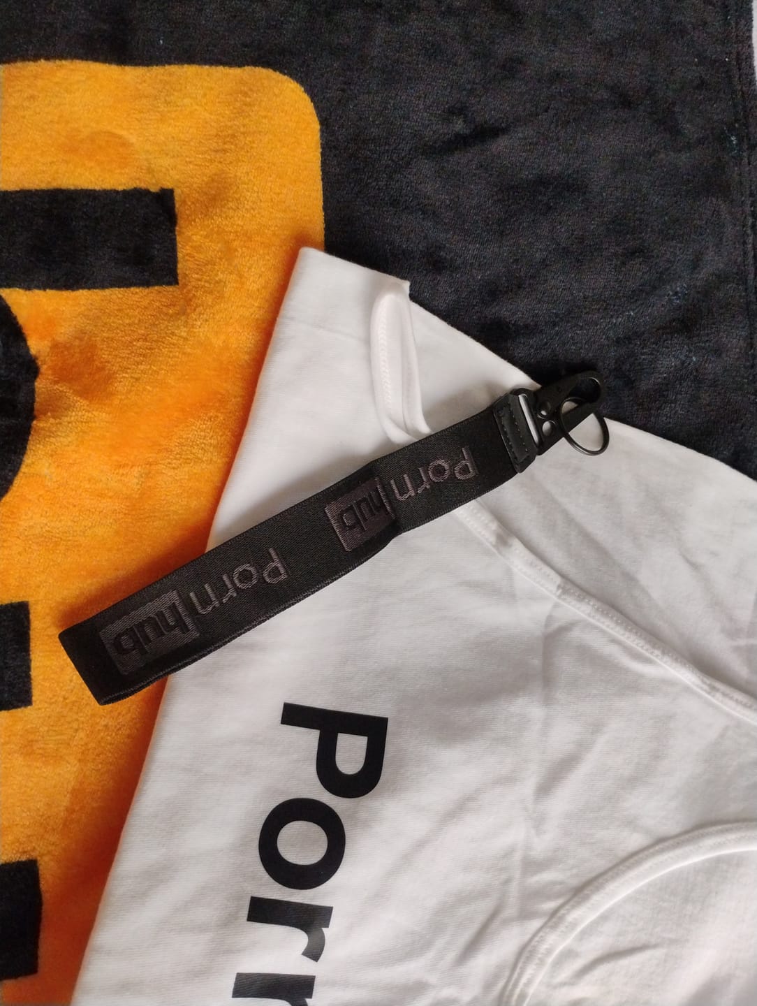 Customer photo review of Private Mode Cloth Keychain