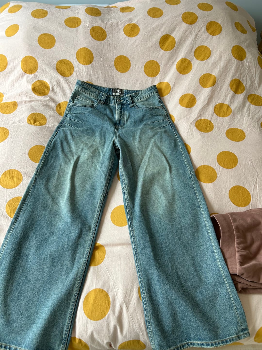 Customer photo review of Washed Denim Blue