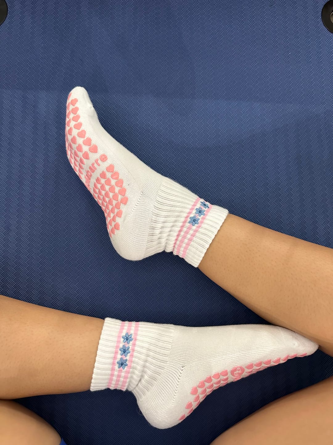 Customer photo review of Its Good to See You Grip Socks