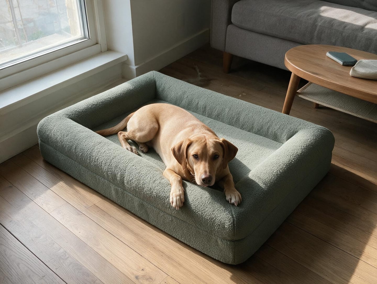 Customer photo review of Orthopedische Hondenbed - Floral Jacquard