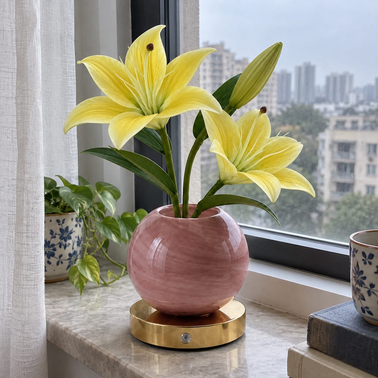 Customer photo review of Lily Bloom Lamp