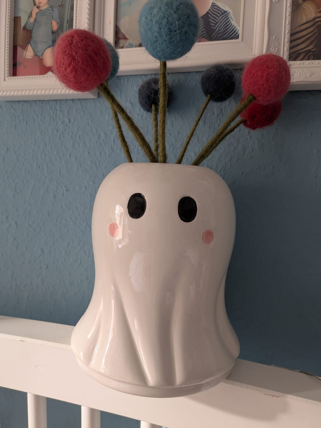 Customer photo review of Geist Vase aus Keramik – Süße Deko für Halloween